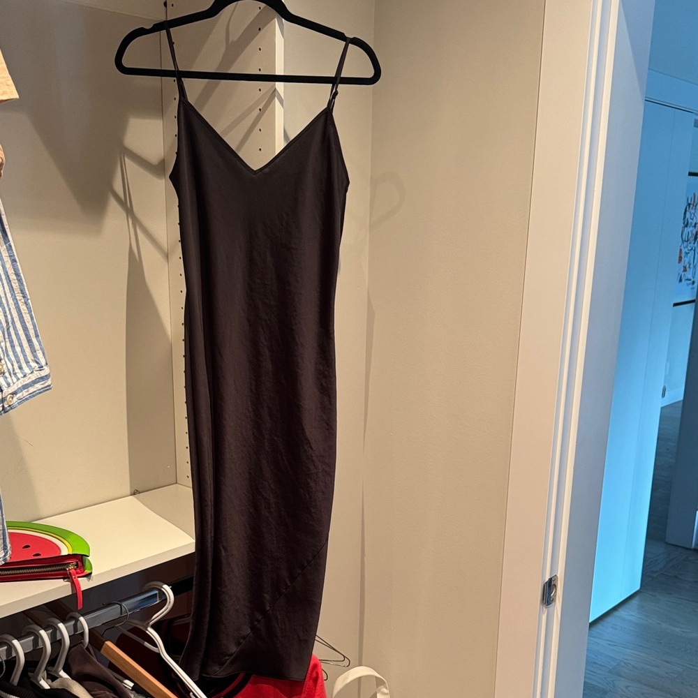 Aritzia Black Slip Dress